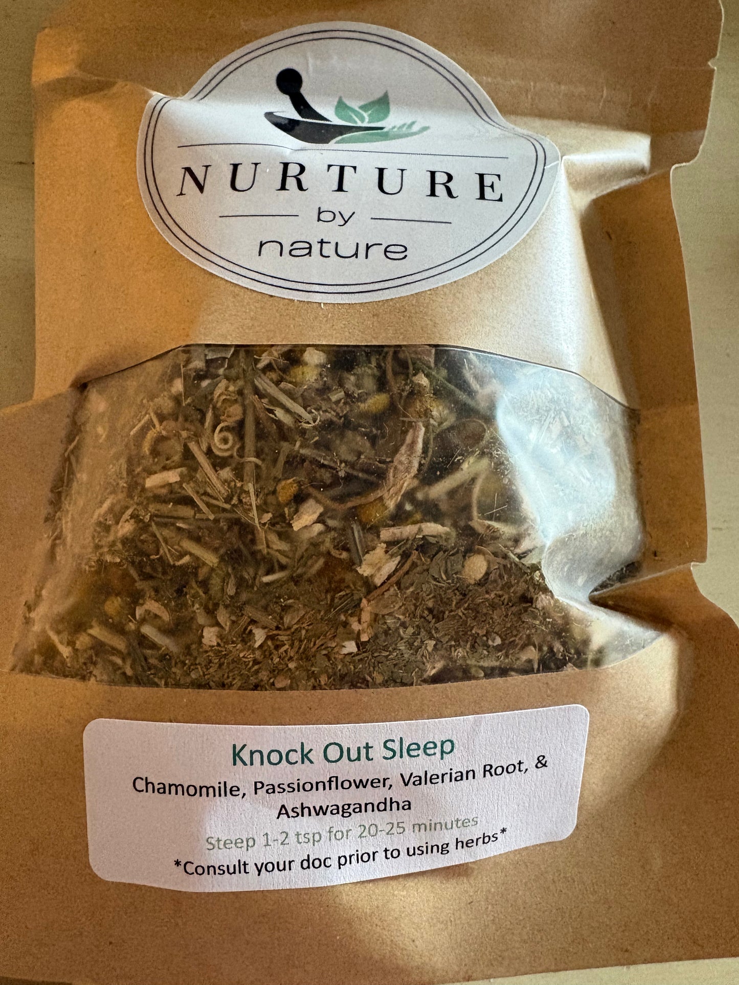 Knock out tea for sleep 16 oz