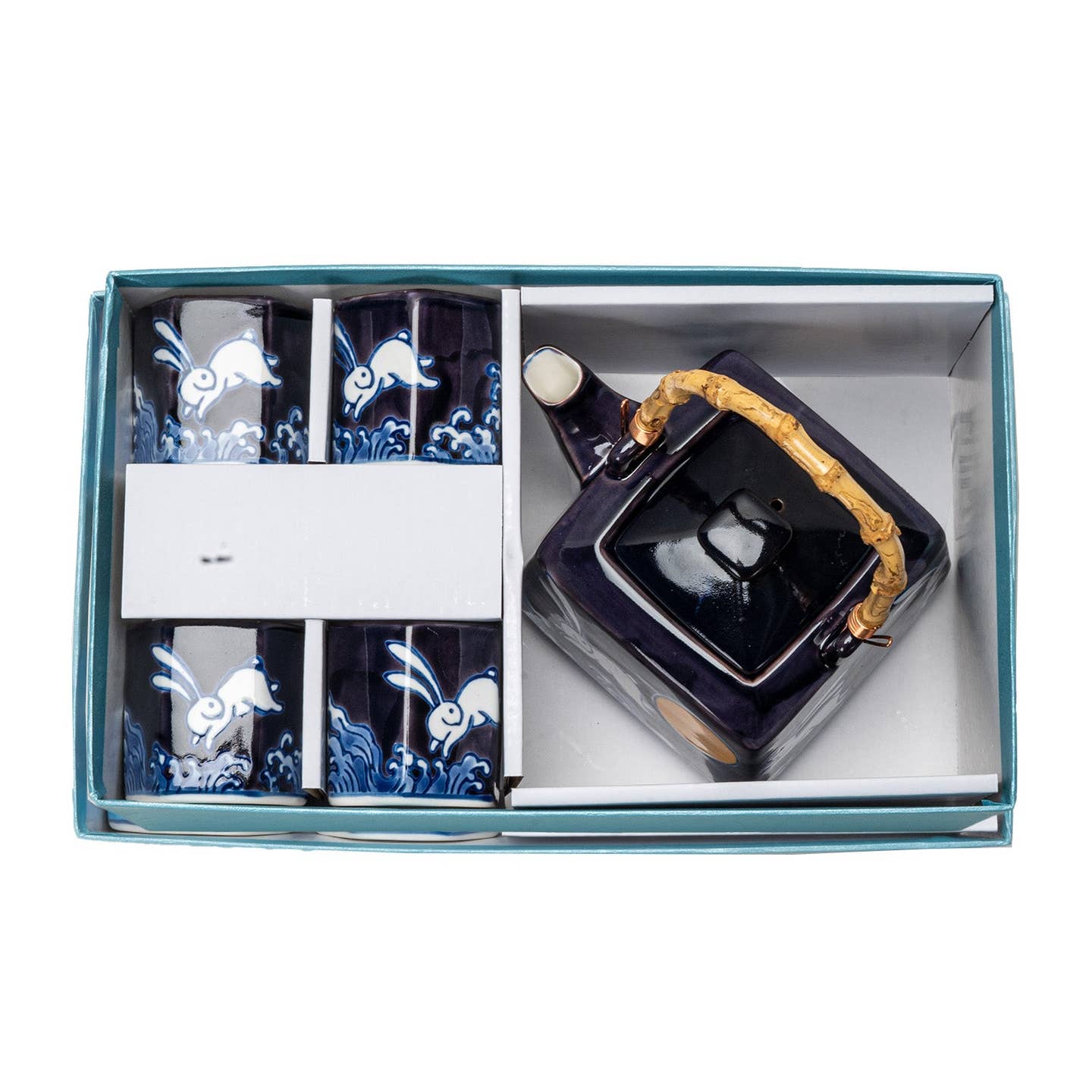 Moon Rabbit Design Tea Set