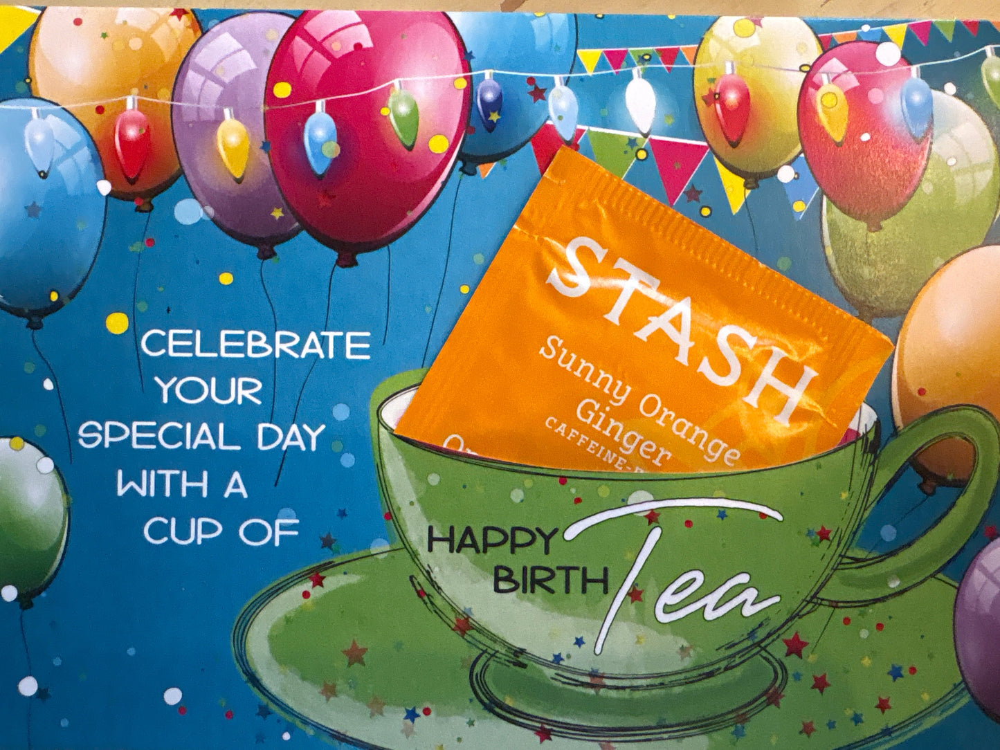 Sealed Tea bag Greeting Cards (several varieties)