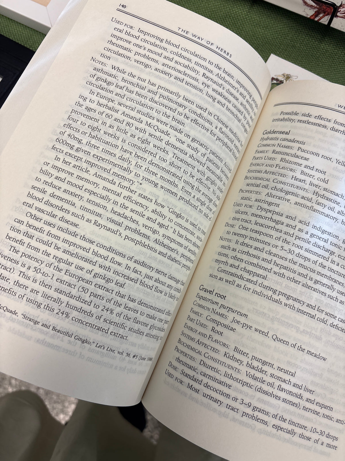 The Way of Herbs Book
