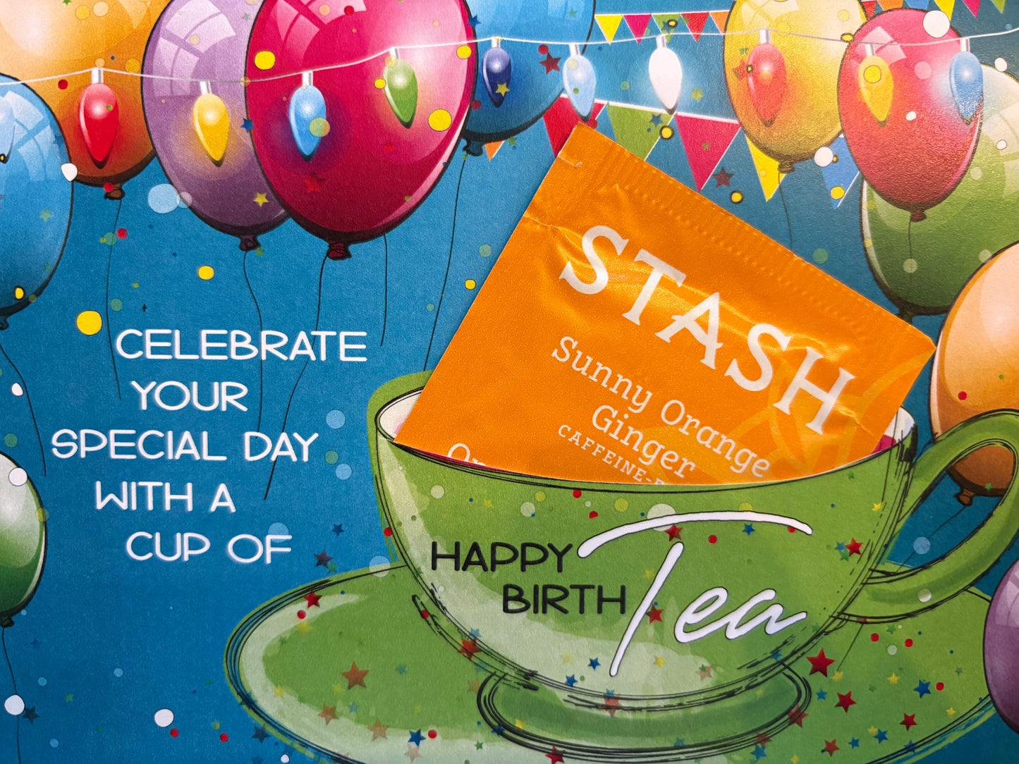 Sealed Tea bag Greeting Cards (several varieties)