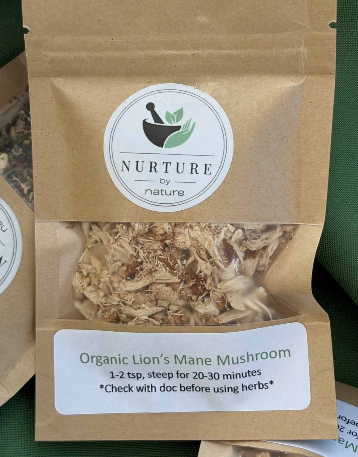 Lion’s Mane mushroom small 4oz