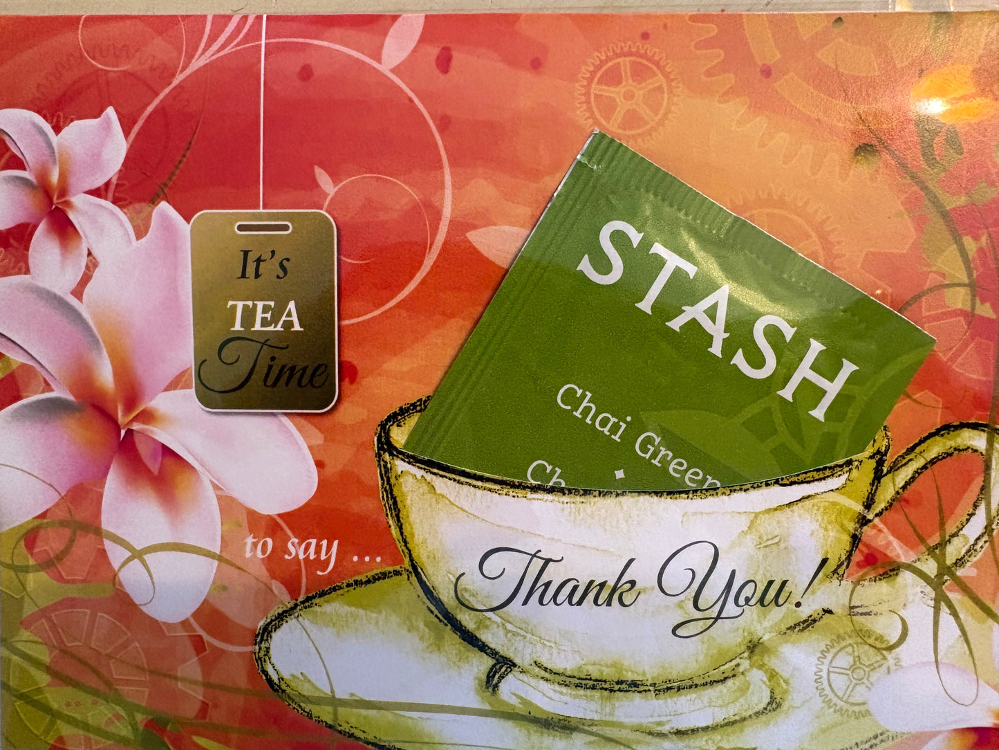 Sealed Tea bag Greeting Cards (several varieties)