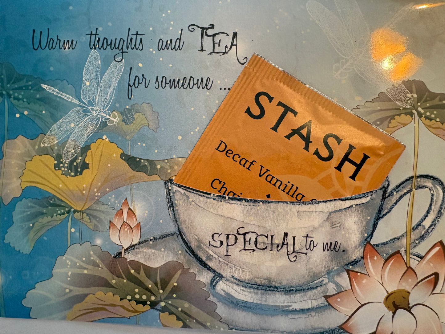 Sealed Tea bag Greeting Cards (several varieties)