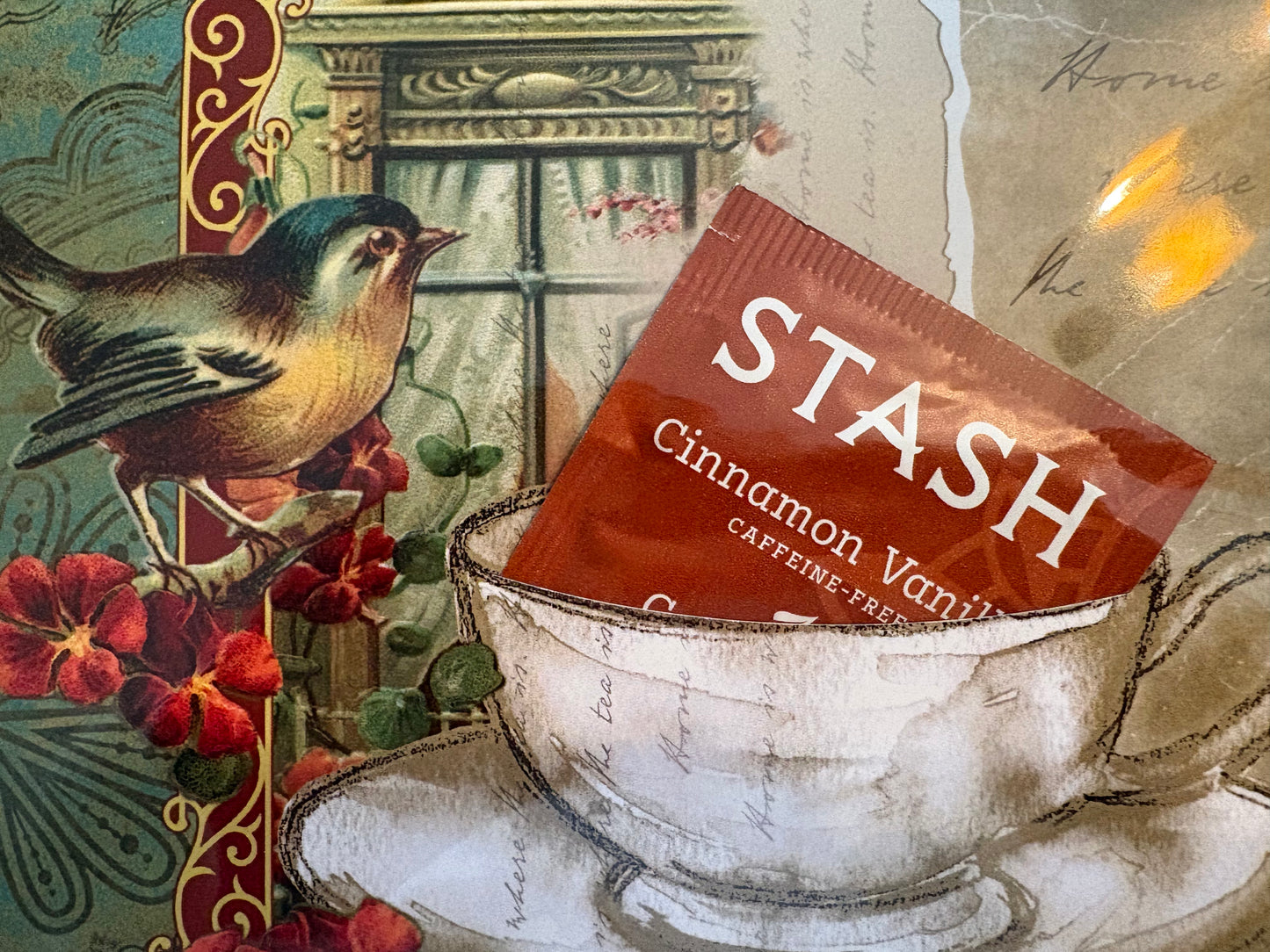 Sealed Tea bag Greeting Cards (several varieties)