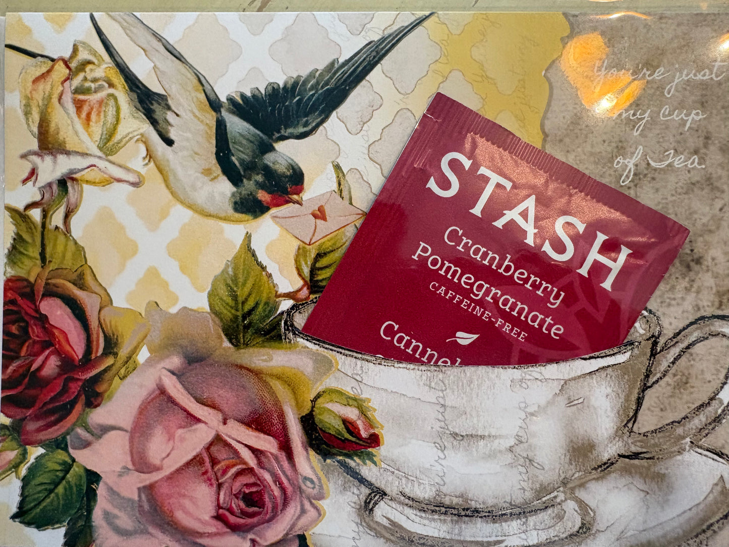Sealed Tea bag Greeting Cards (several varieties)