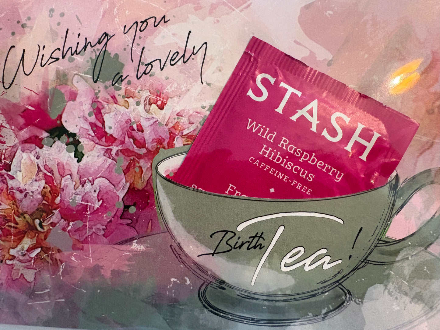 Sealed Tea bag Greeting Cards (several varieties)