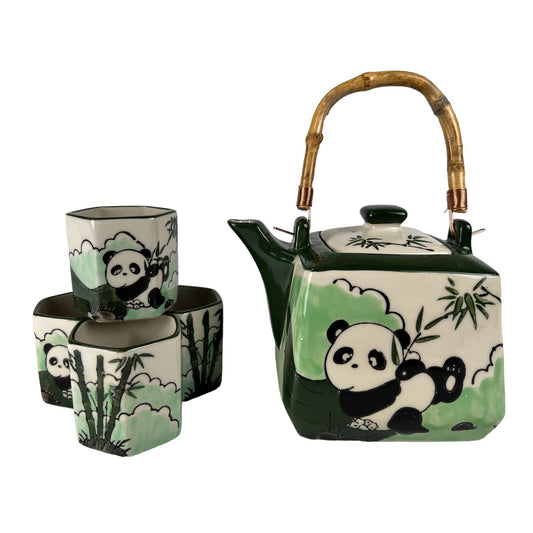 Happy Panda Tea Set 20oz Pot