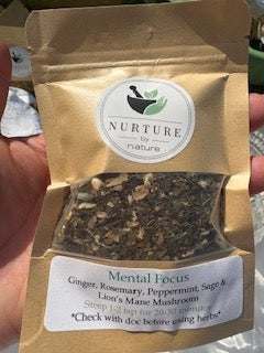 Mental Focus Tea Blend 1/2 ounce