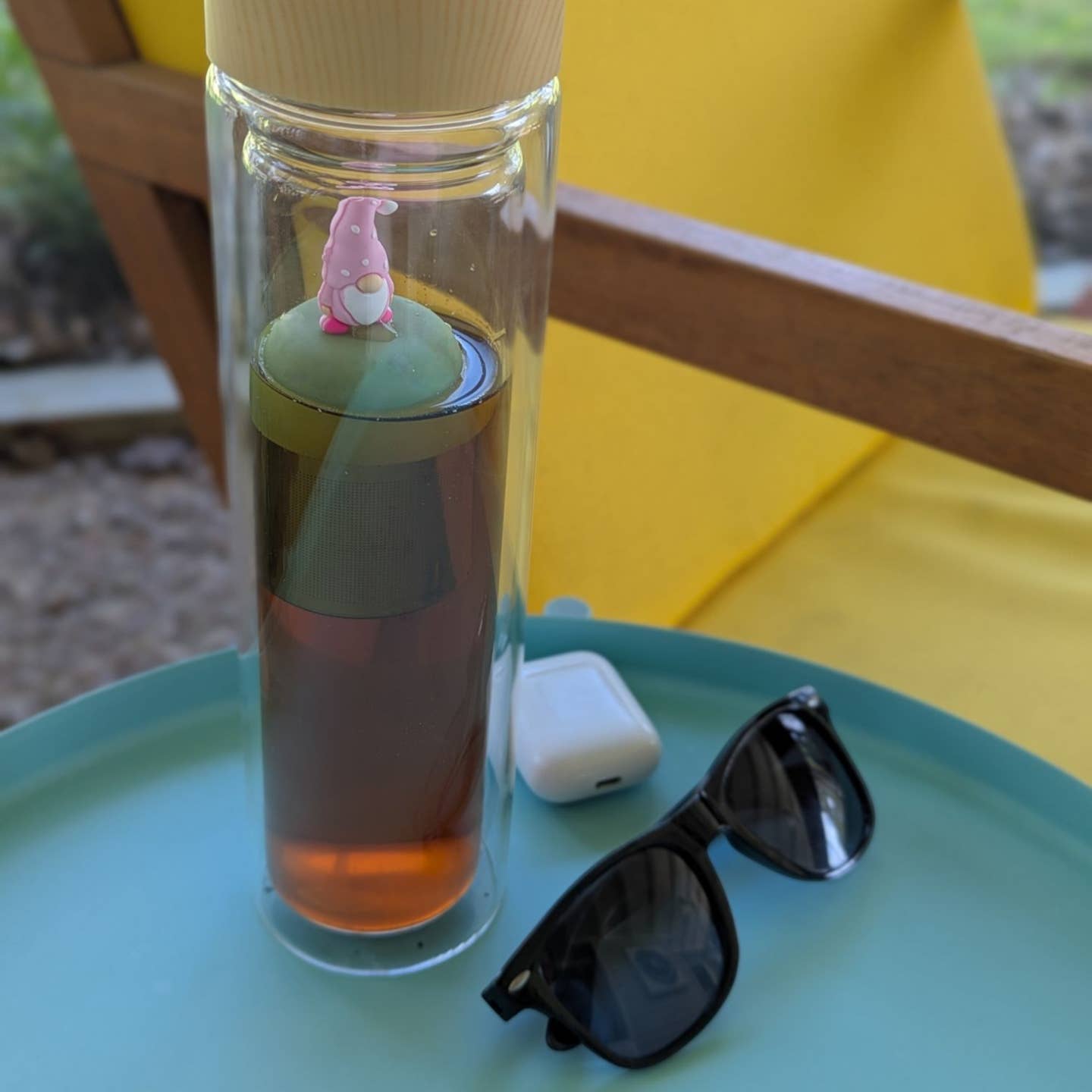 Pink Gnome Floating Tea Steeper